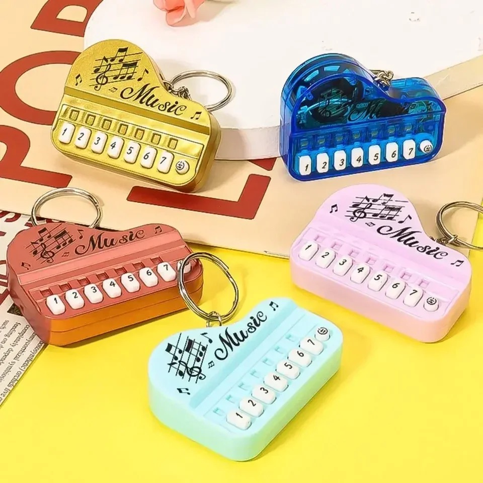 Musical Instruments Game - 1Pc Mini Luminous Electronic Piano Keychain
