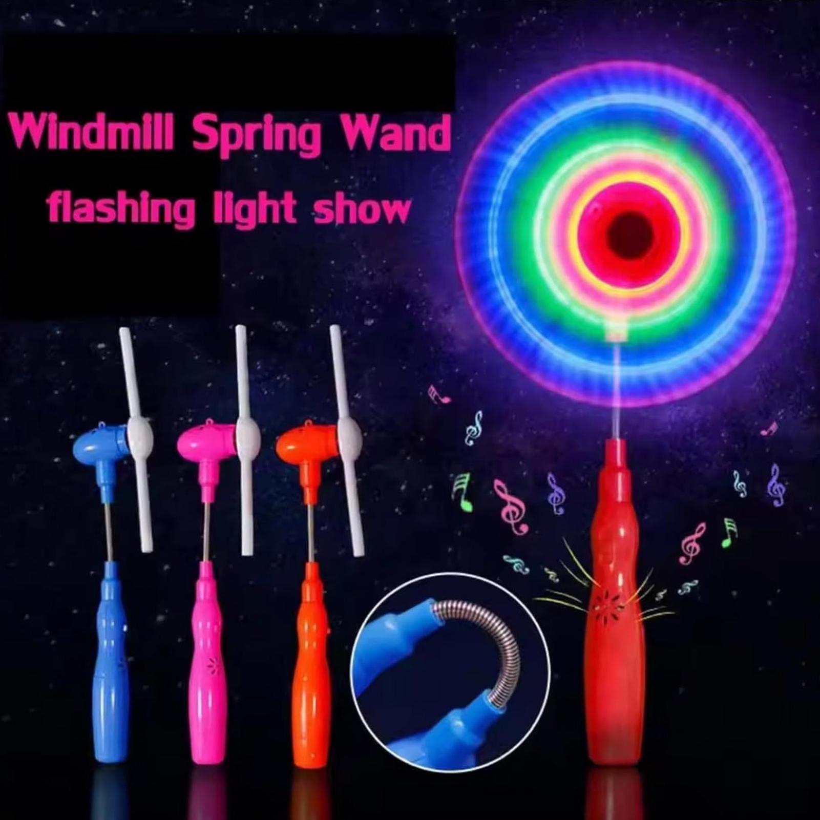 Musical Instrument Park - 1Pcs LED Flashing Windmill Kids Rotating