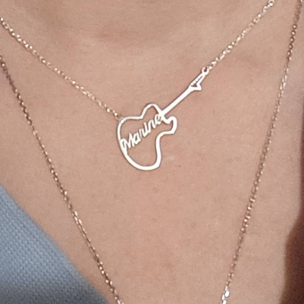 Personalized Guitar Symbol Nam - Musical Instrument And Name のレビューと価格