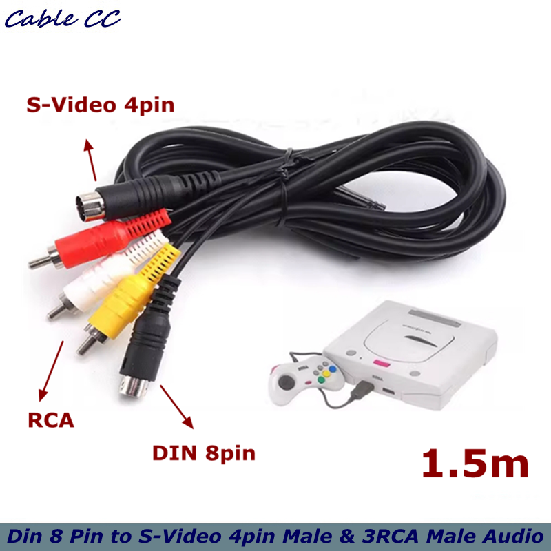 Din 8 Pin to S-Video 4pin Male - Musical Instrument Videos のレビューと価格