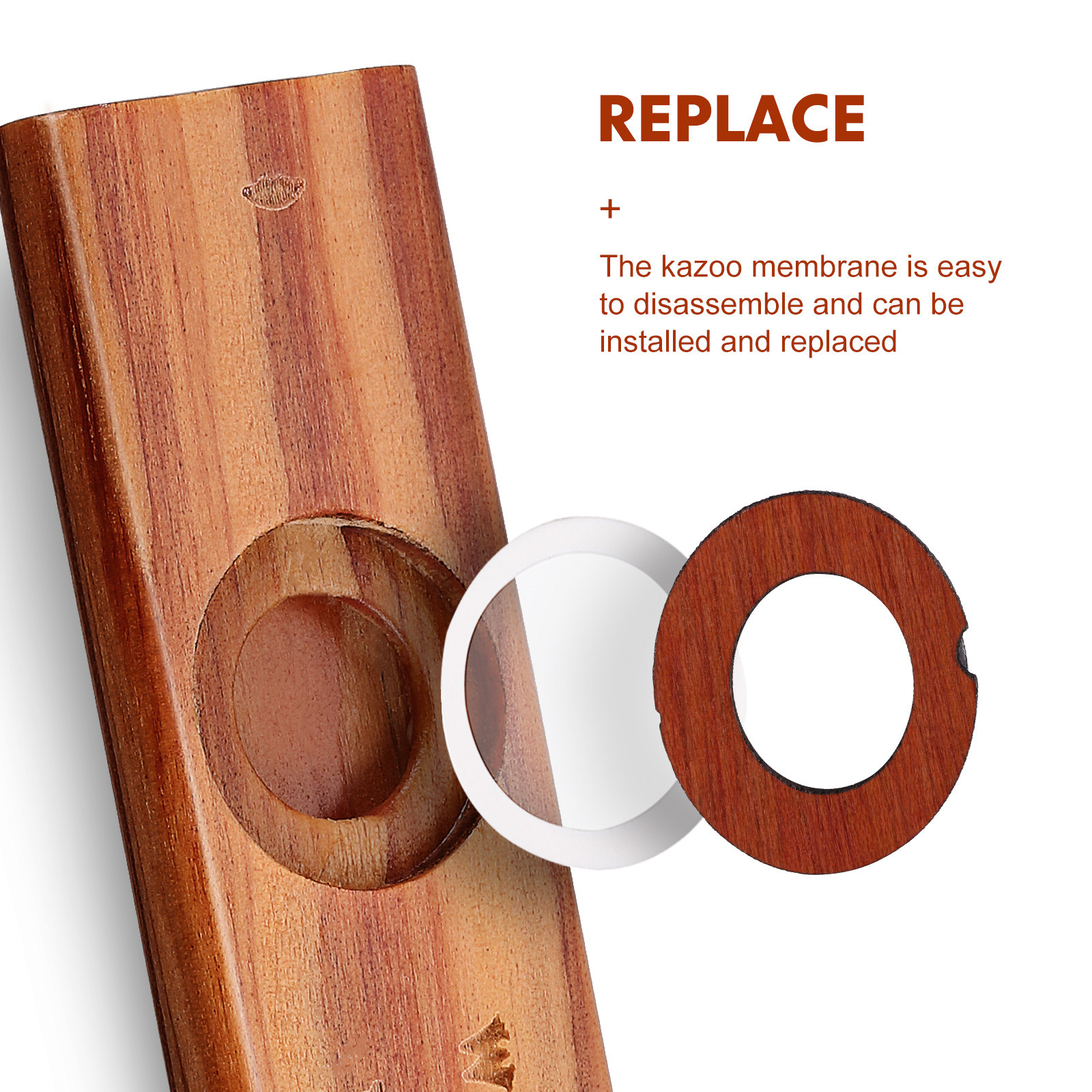 1Set Wooden Kazoo Premium Soli - Musical Instrument Easy To Learn For Adults のレビューと価格