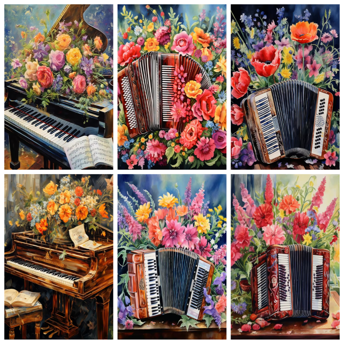 Musical Instrument Floral Pian - Musical Instruments Game のレビューと価格