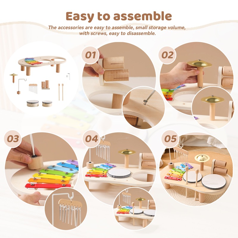 LazyChild Kids Educational Toy - Musical Instruments Game のレビューと価格