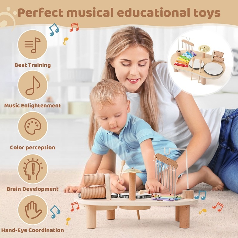LazyChild Kids Educational Toy - Musical Instruments Game のレビューと価格