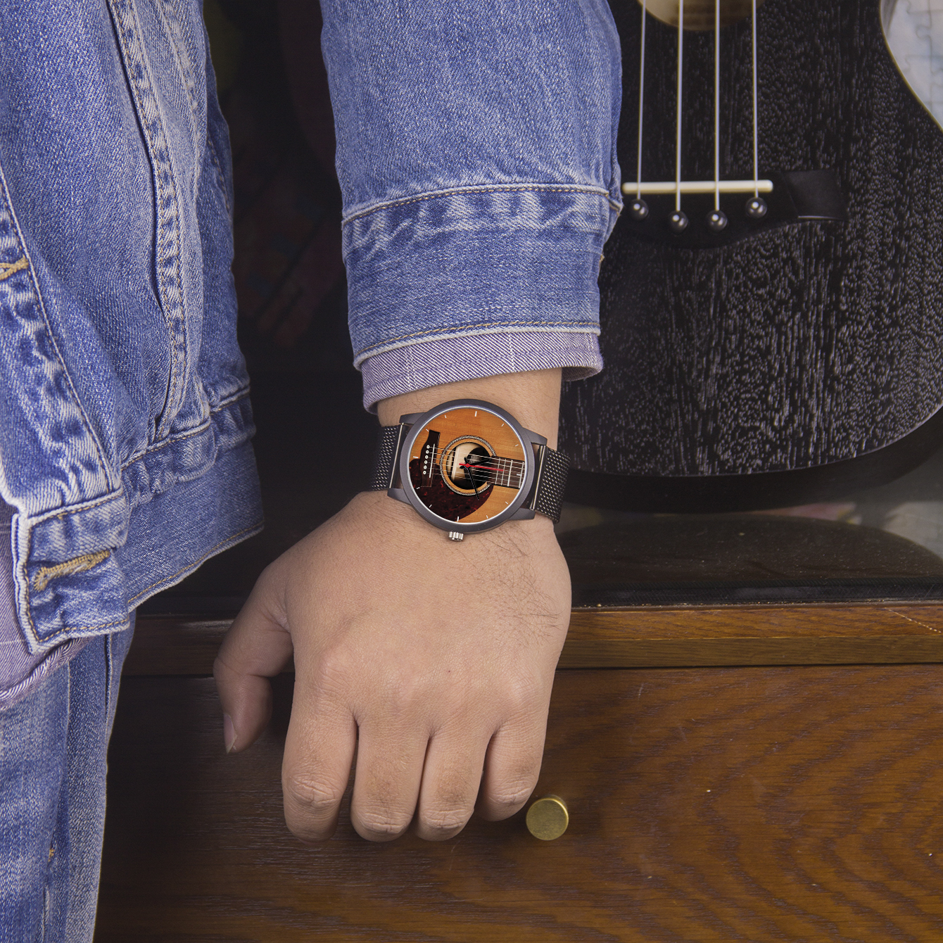 Musical Instrument Men's Wrist - Musical Instrument And Name のレビューと価格
