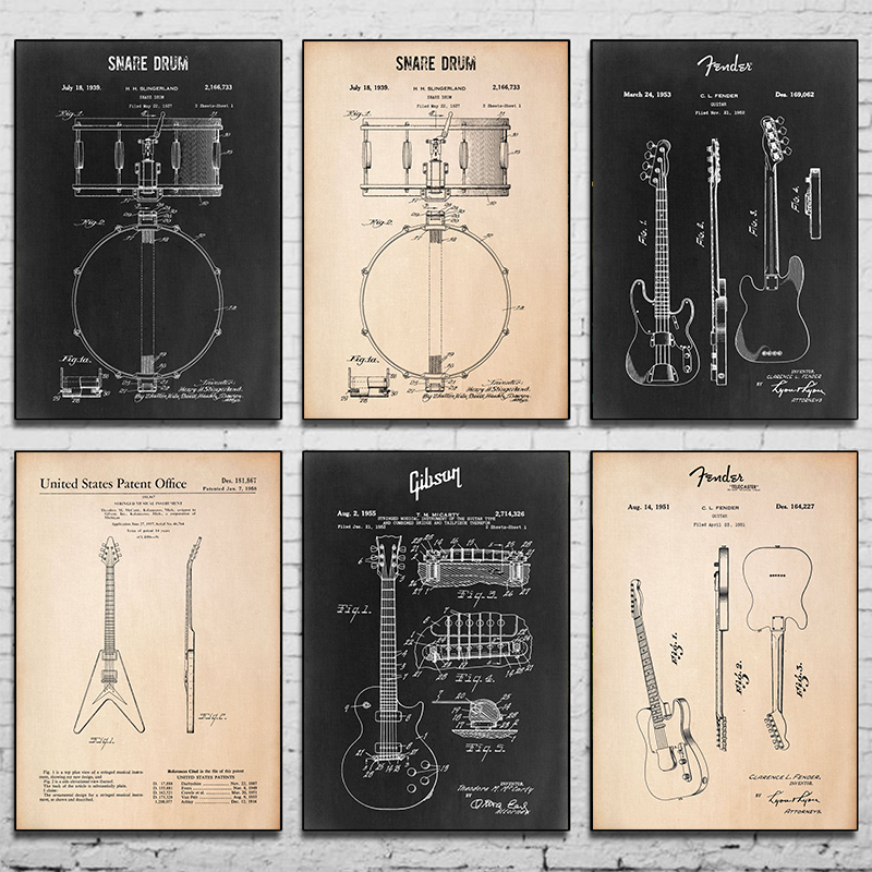 Patent drawing poster musical  - Musical Instrument In Drawing のレビューと価格