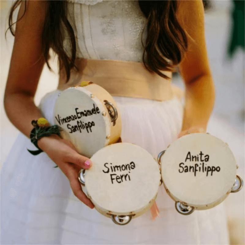 3/5PCS ﻿ Wedding Tambourine Dr - Musical Instrument And Name のレビューと価格