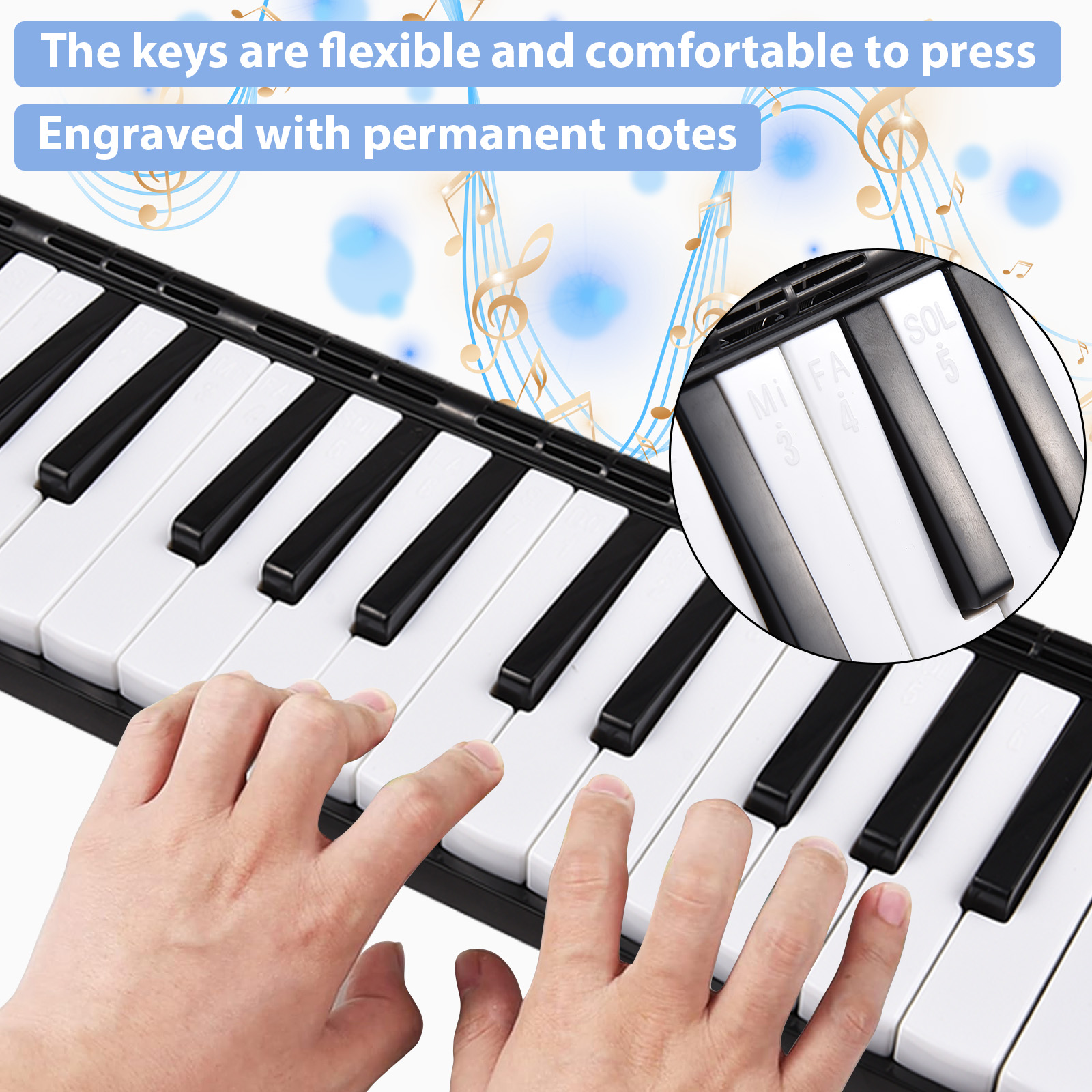 37 Keys Melodica Instrument Me - Melodica Keyboard Wind のレビューと価格