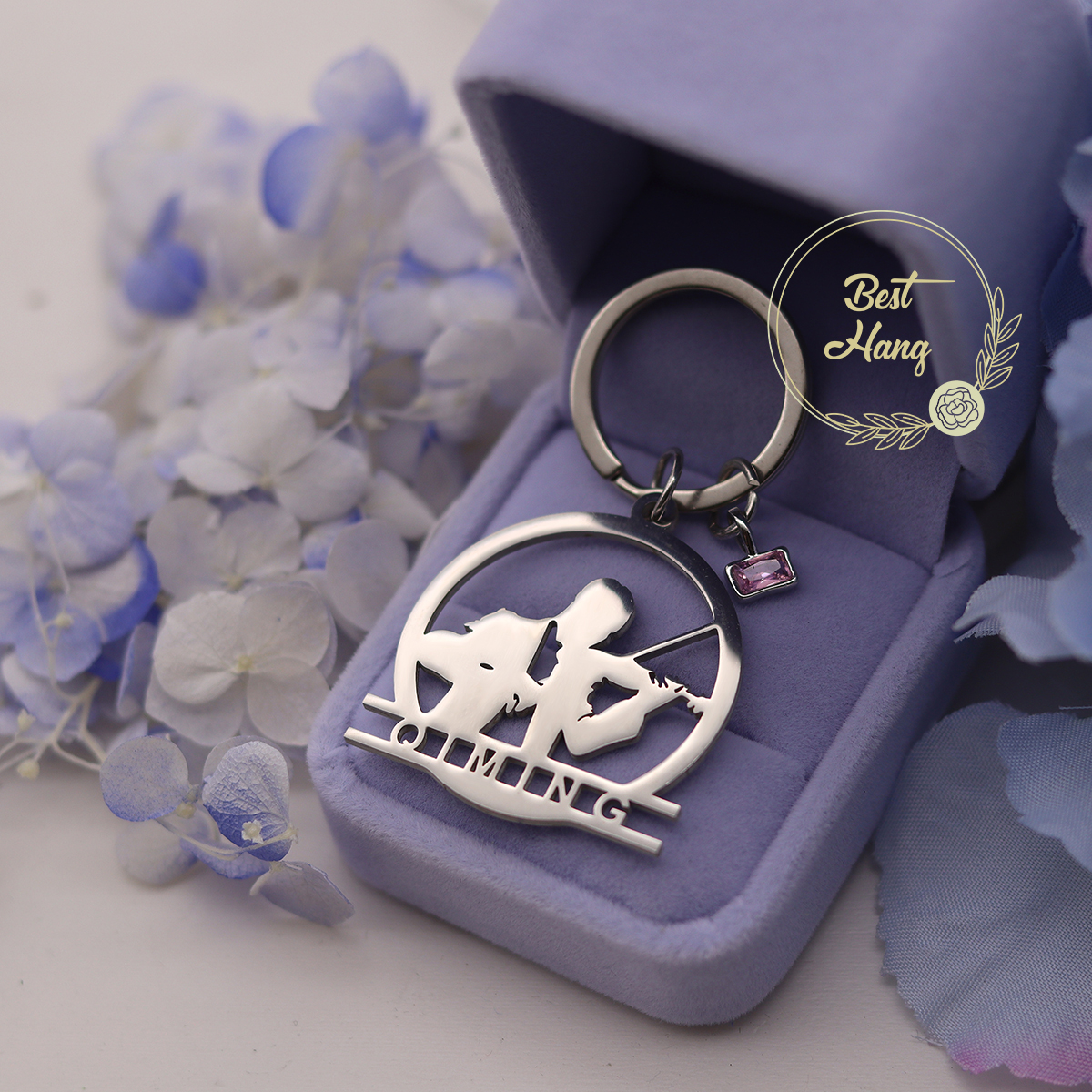 Custom Name Birthstone Pendant - Musical Instrument And Name のレビューと価格