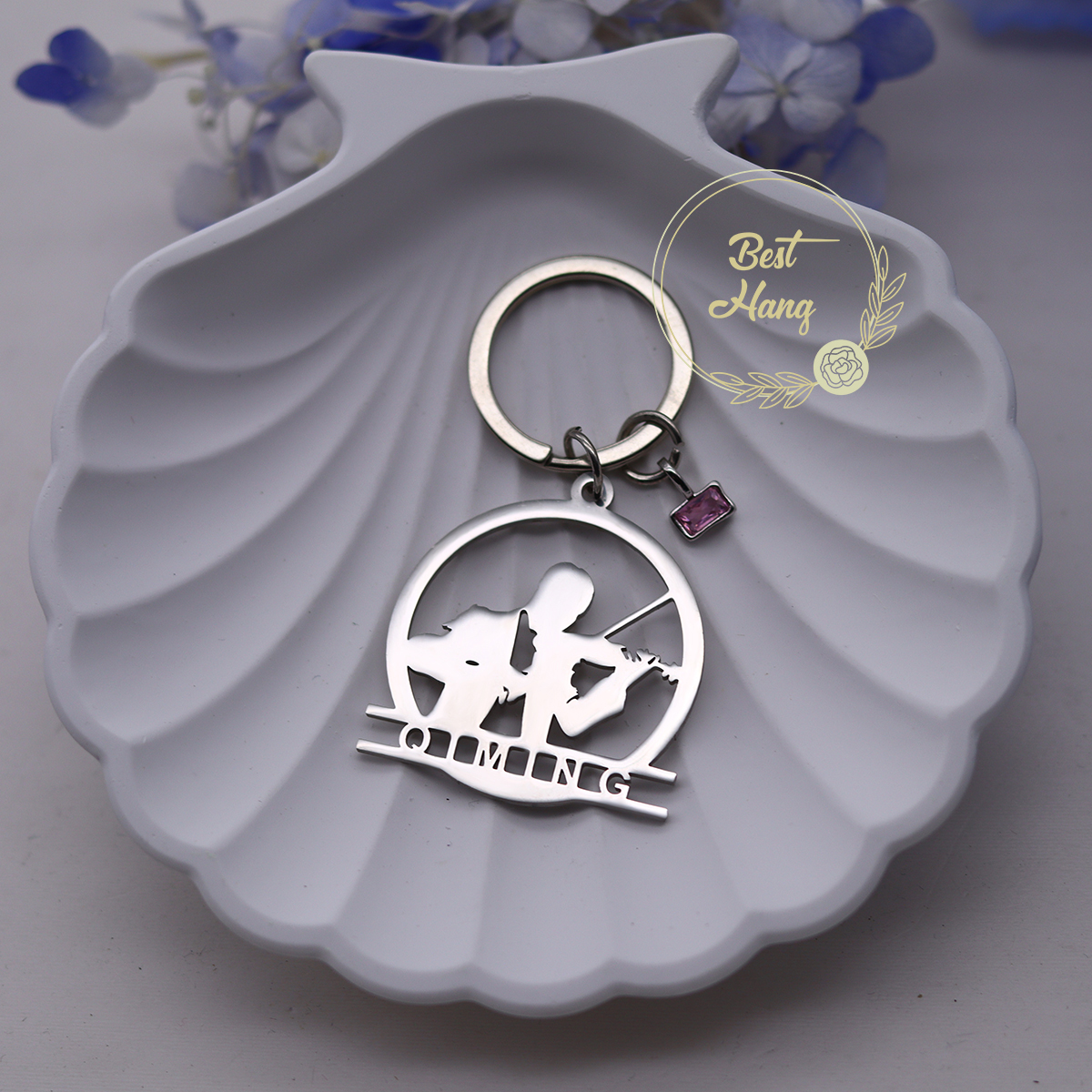 Custom Name Birthstone Pendant - Musical Instrument And Name のレビューと価格
