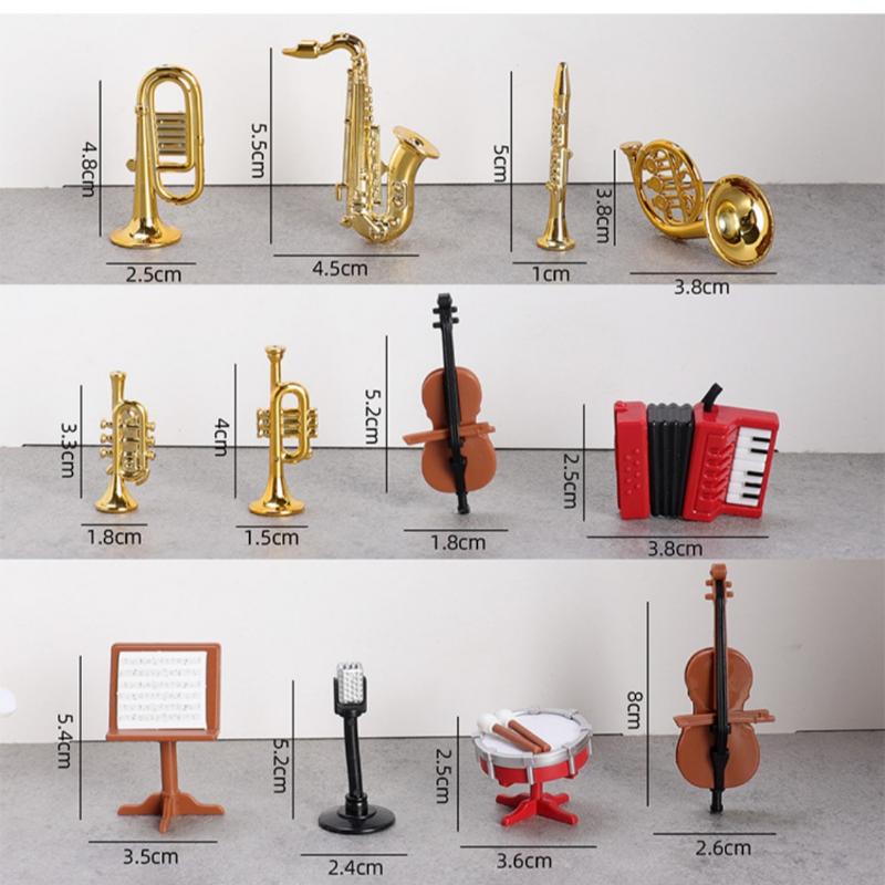 1 Set Home Decor Toy 1:12 Doll - Musical Instruments Game のレビューと価格