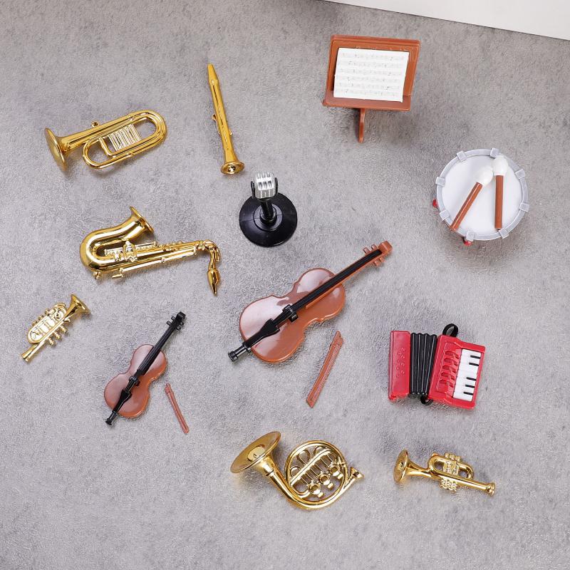 1 Set Home Decor Toy 1:12 Doll - Musical Instruments Game のレビューと価格
