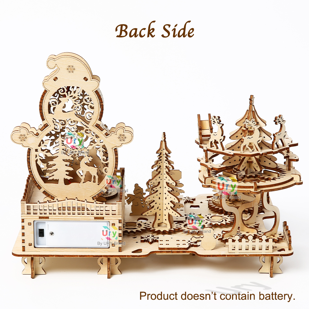3D Wooden Puzzle Christmas Amu - Musical Instrument Park のレビューと価格