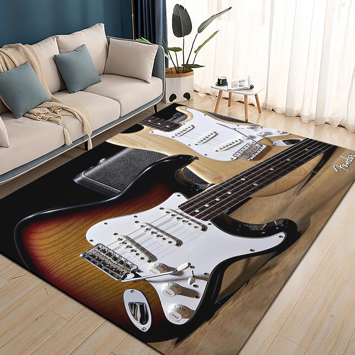 3D Retro Fender logo Guitar In - Musical Instruments Online のレビューと価格