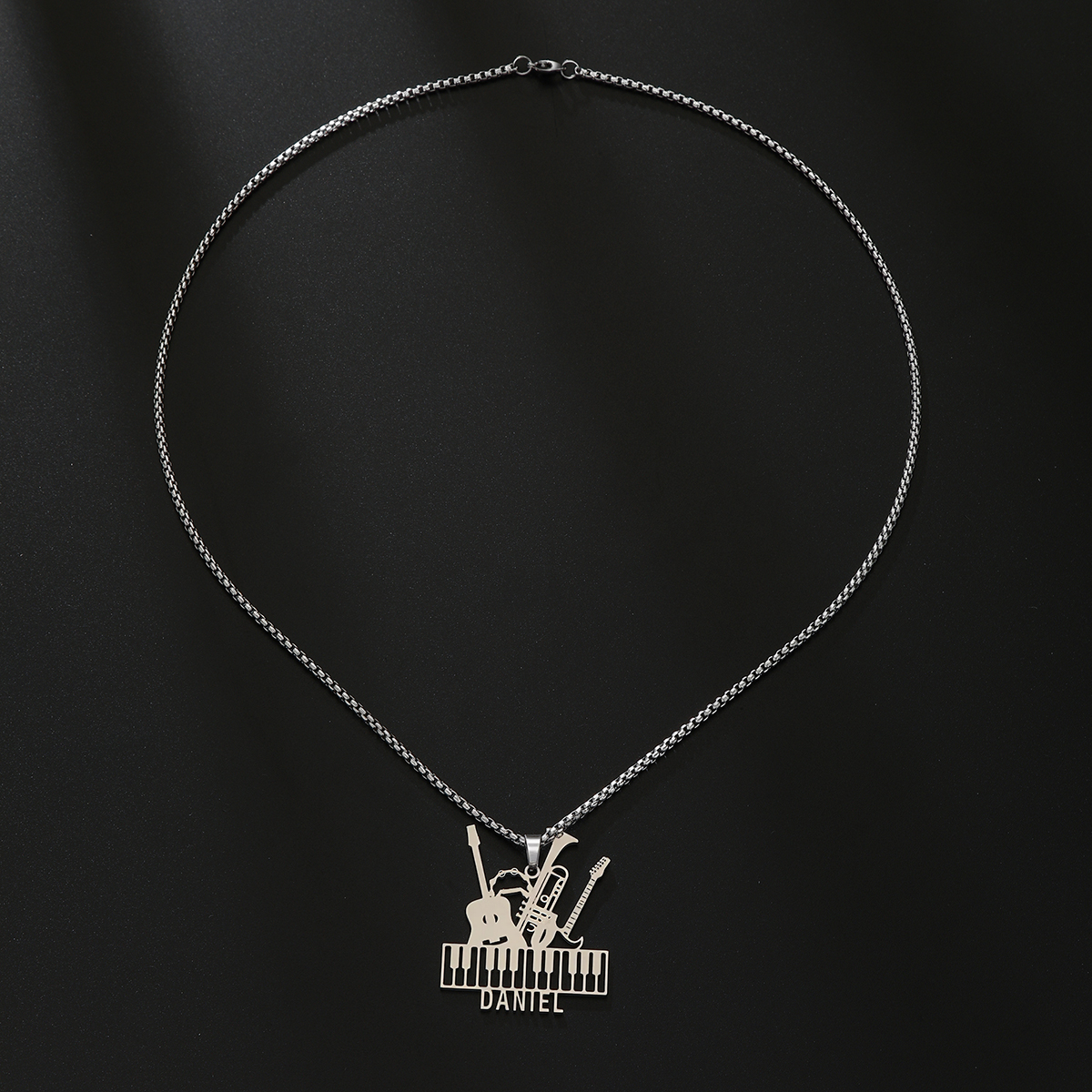 Custom Name Necklaces For Wome - Musical Instrument And Name のレビューと価格