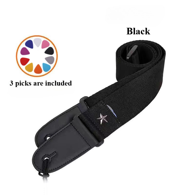 Embroidered Cross Guitar Strap - Musical Instrument Bass のレビューと価格