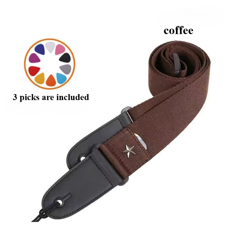 Embroidered Cross Guitar Strap - Musical Instrument Bass のレビューと価格