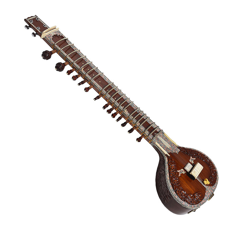 Indian sitar classical hand-ca - Musical Instrument Sitar のレビューと価格