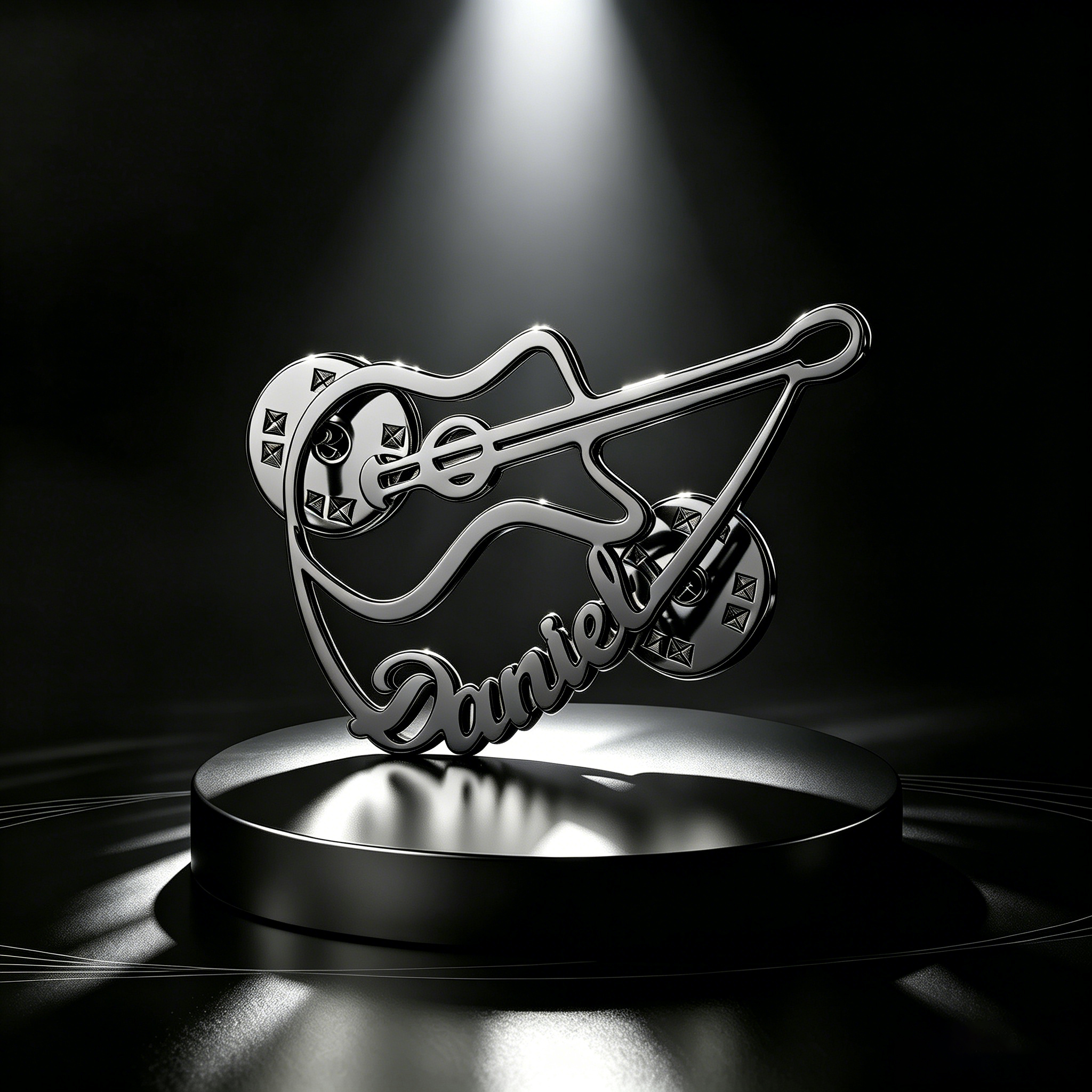 Personalized Violin Brooch Cus - Musical Instrument And Name のレビューと価格