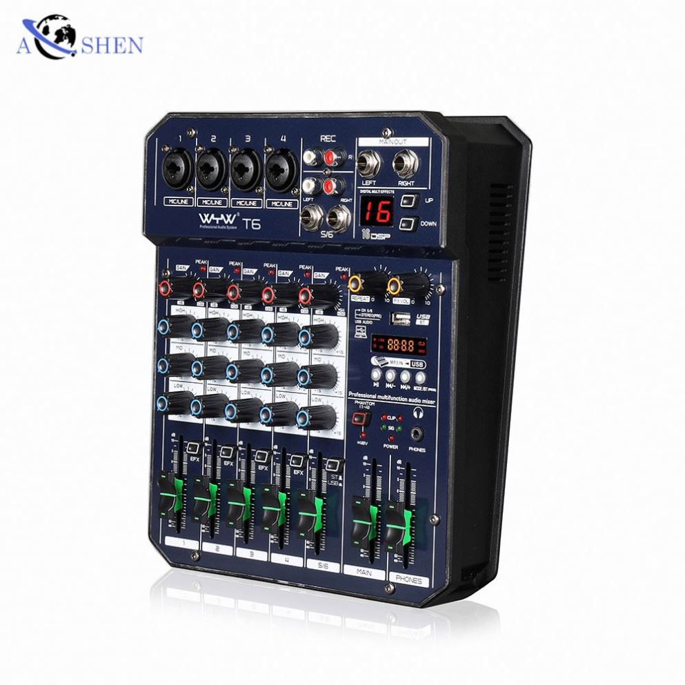 AOSHEN Audio Mixer for DJ Musi - Musical Instrument Videos のレビューと価格
