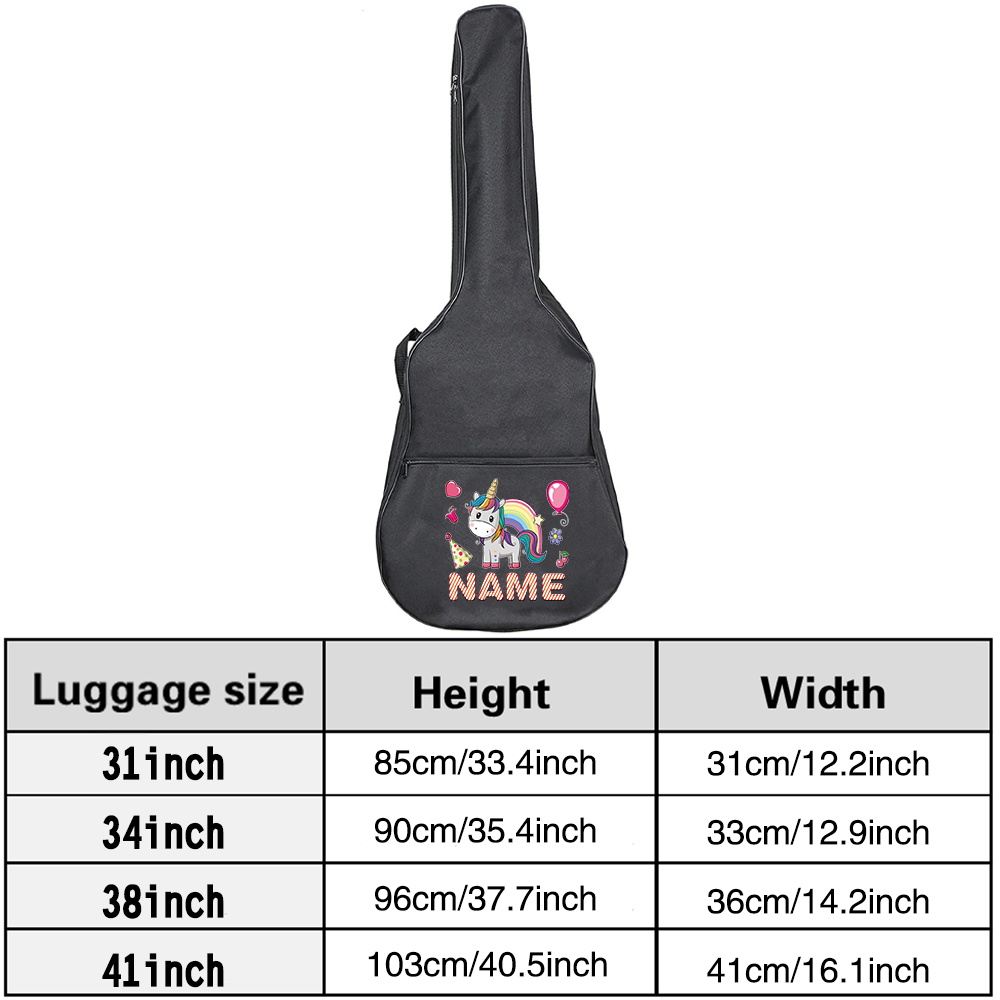 Customized Name Guitar Bag 36- - Musical Instrument And Name のレビューと価格