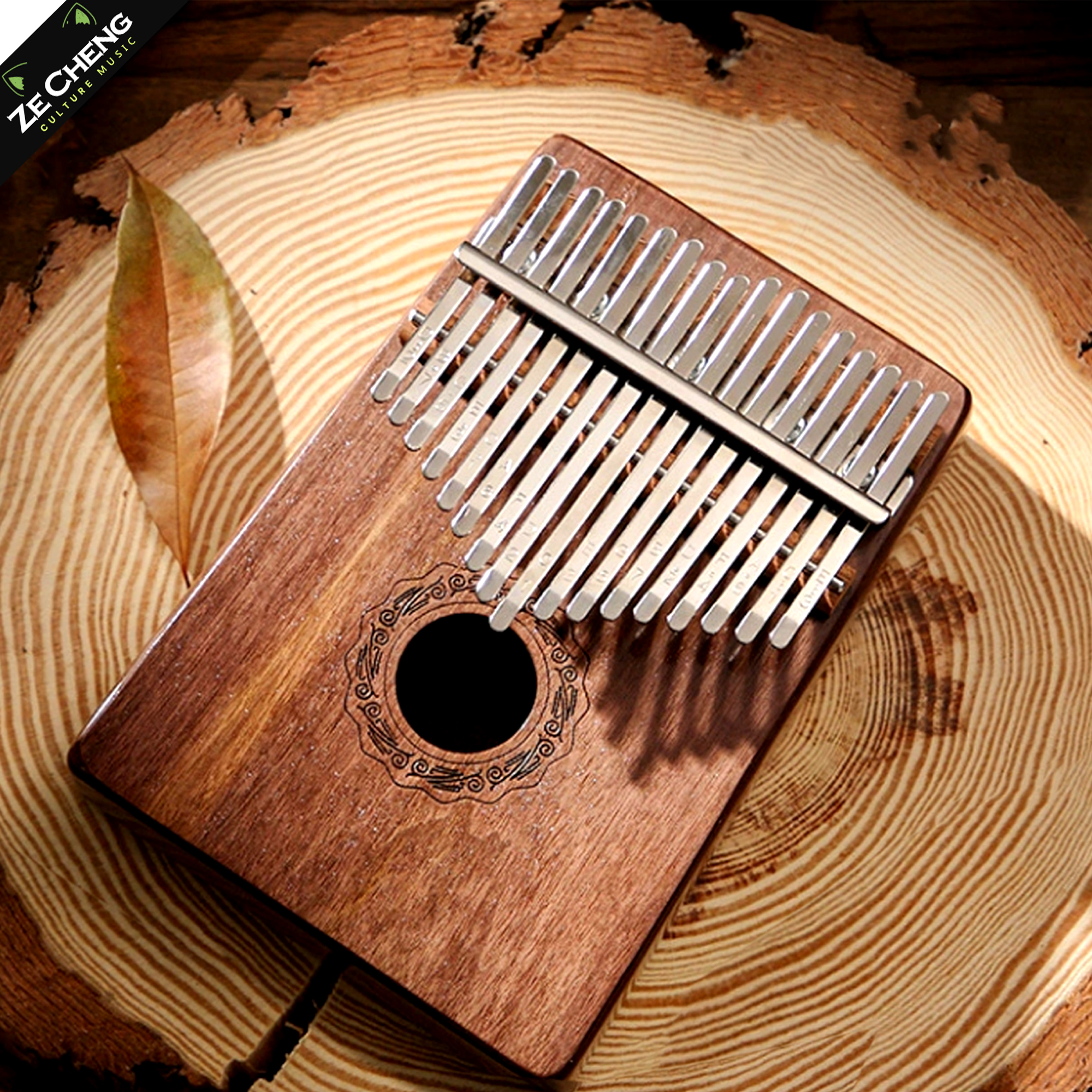 17 Key Portable Kalimba Thumb  - Musical Instrument Easy To Learn For Adults のレビューと価格