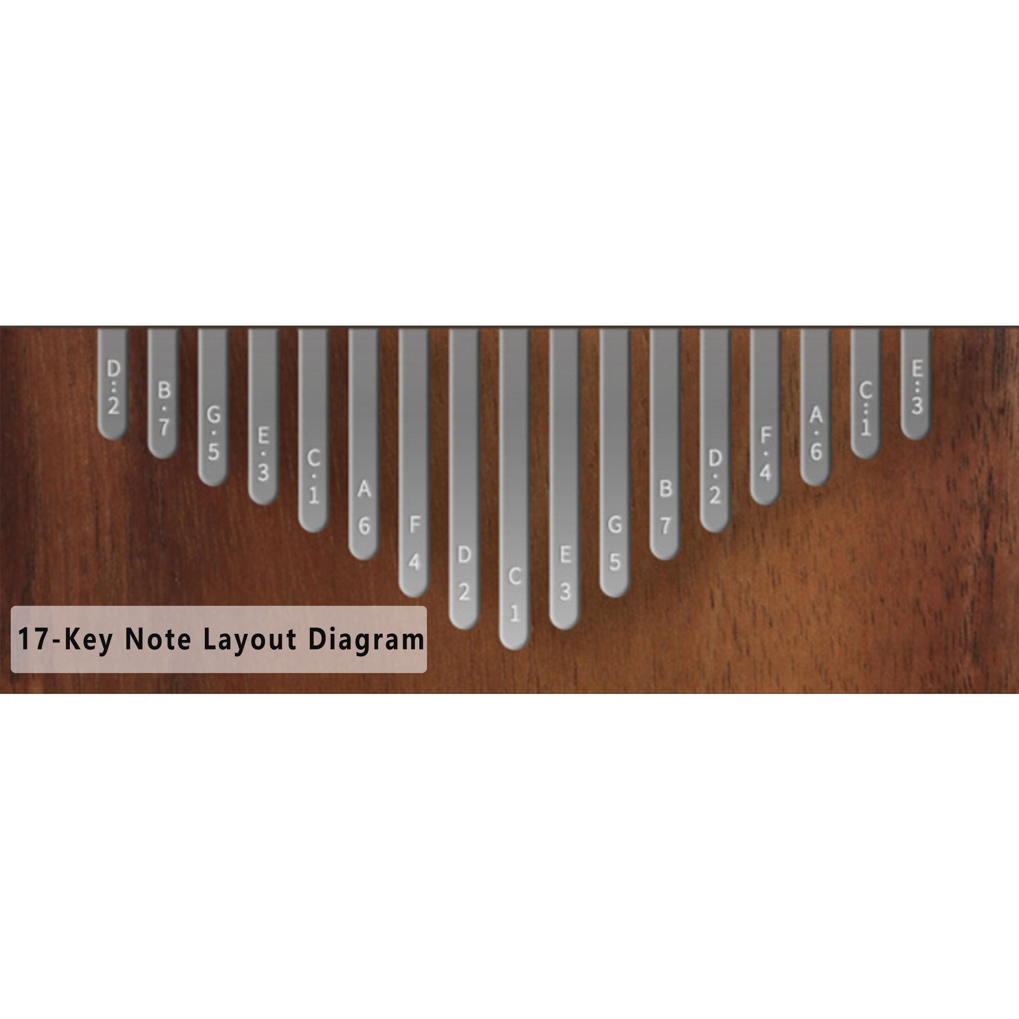 17 Key Portable Kalimba Thumb  - Musical Instrument Easy To Learn For Adults のレビューと価格