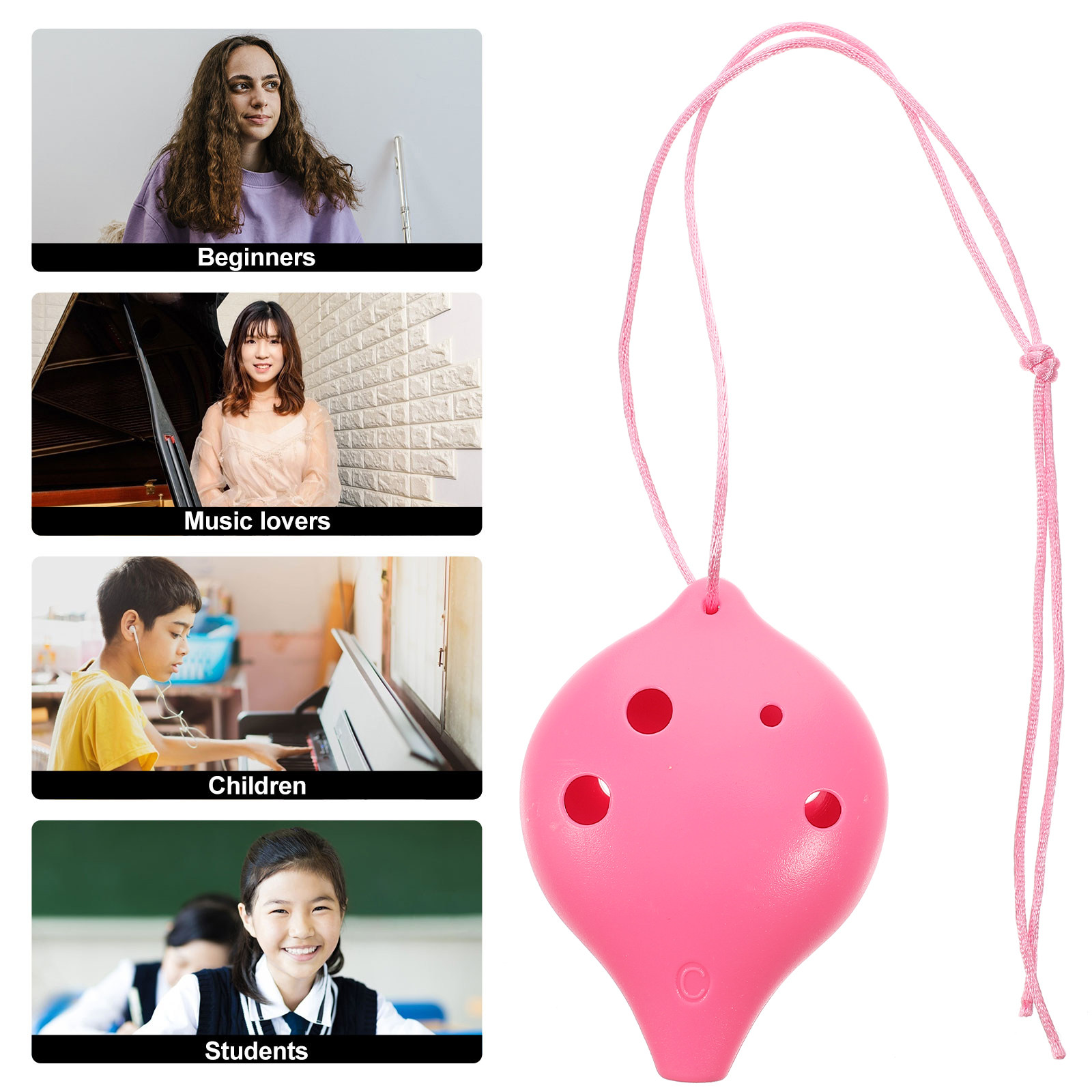 6-Hole Alto Ocarina Beginner P - Musical Instrument Easy To Learn For Adults のレビューと価格