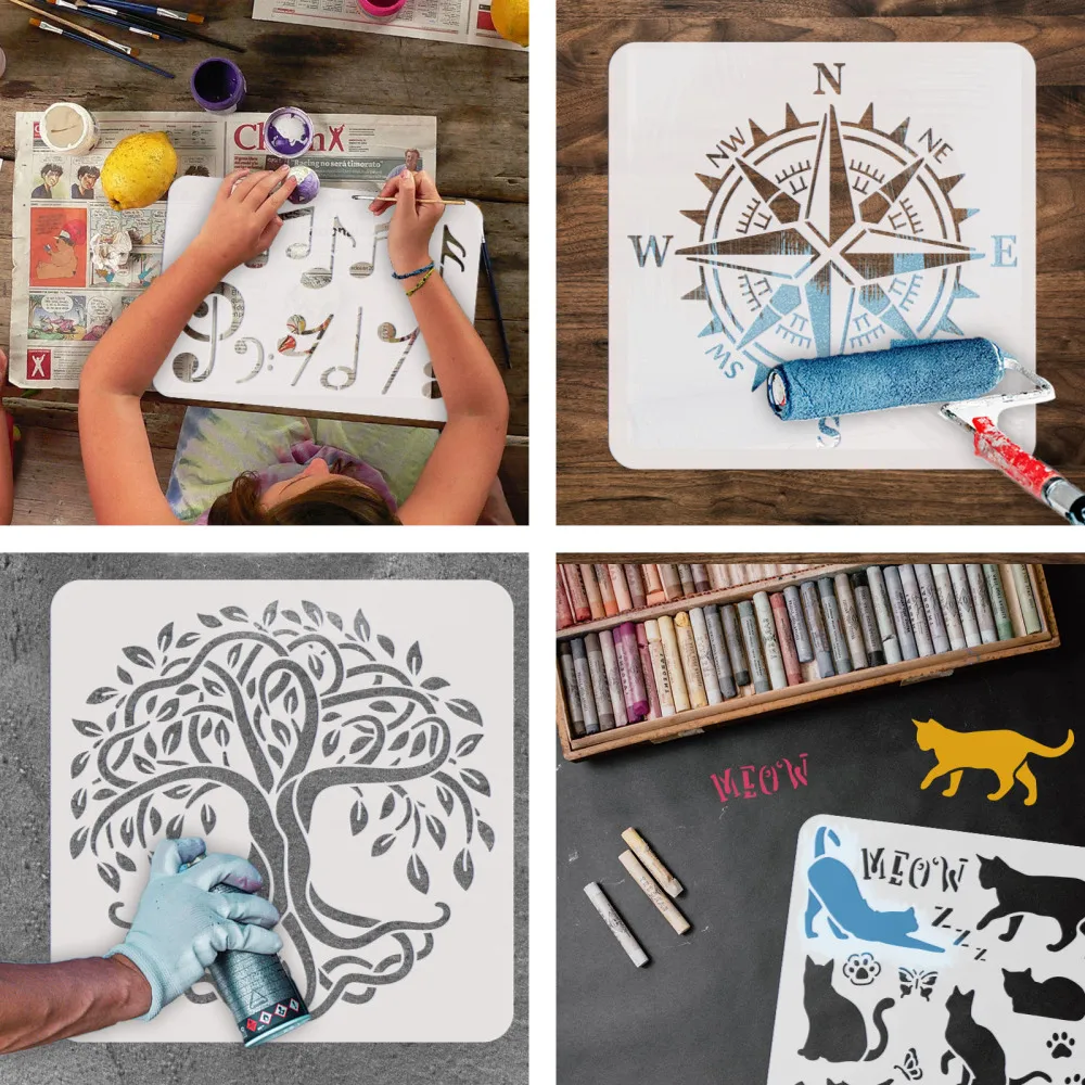 2pcs Musical Instruments Stenc - Musical Instrument In Drawing のレビューと価格