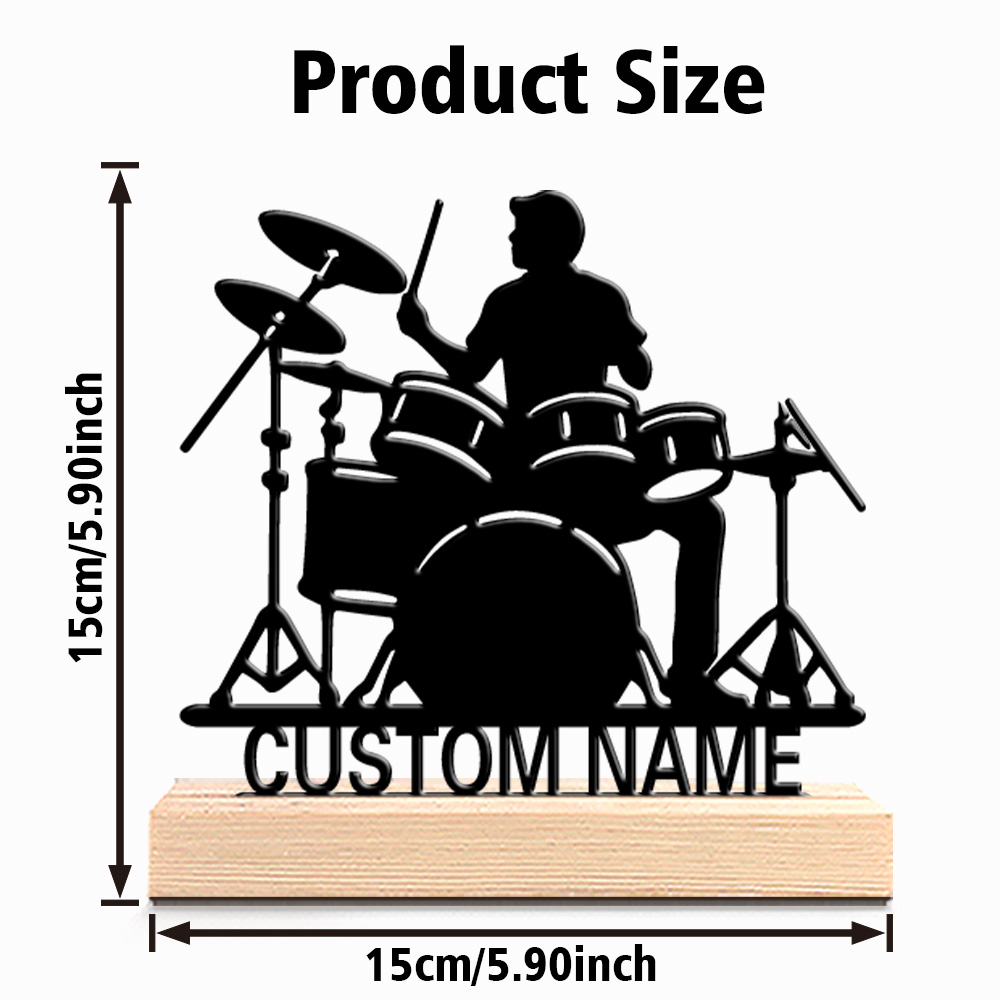 1pc  Custom name Beat A Drum M - Musical Instrument And Name のレビューと価格