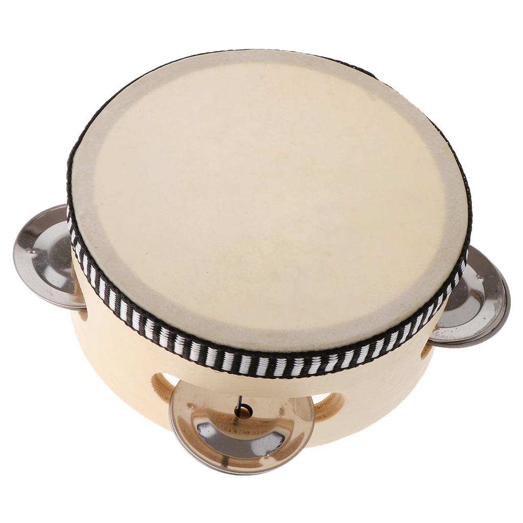 4/6inch Hand Held Wooden Tambo - Musical Instruments Game のレビューと価格