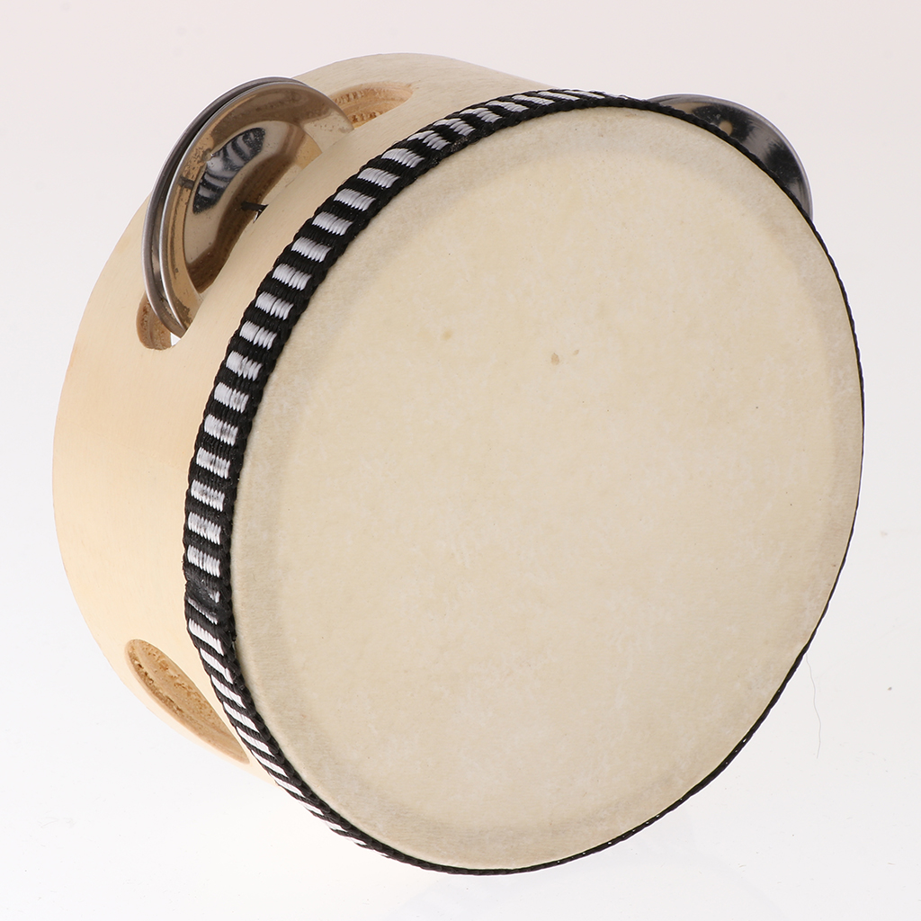 4/6inch Hand Held Wooden Tambo - Musical Instruments Game のレビューと価格