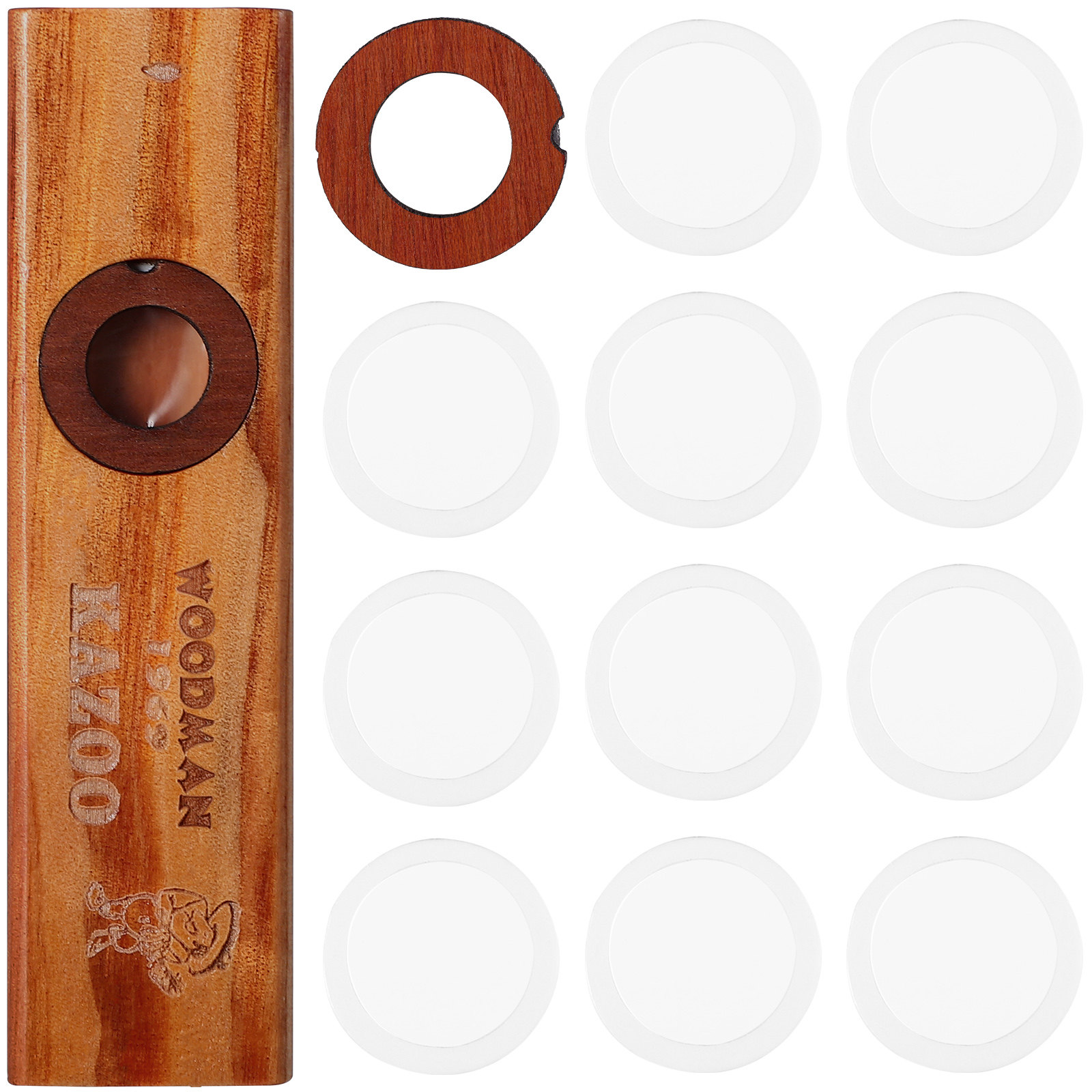 1Set Wood Kazoo Flute Eco Frie - Musical Instrument Easy To Learn For Adults のレビューと価格