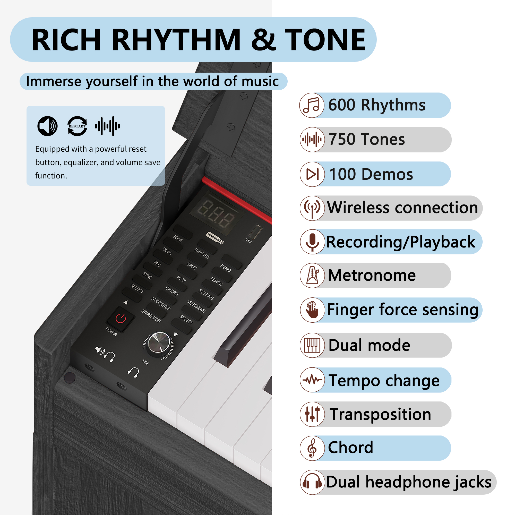 Musical Instrument Piano Digit - Musical Instrument Keyboard Price のレビューと価格