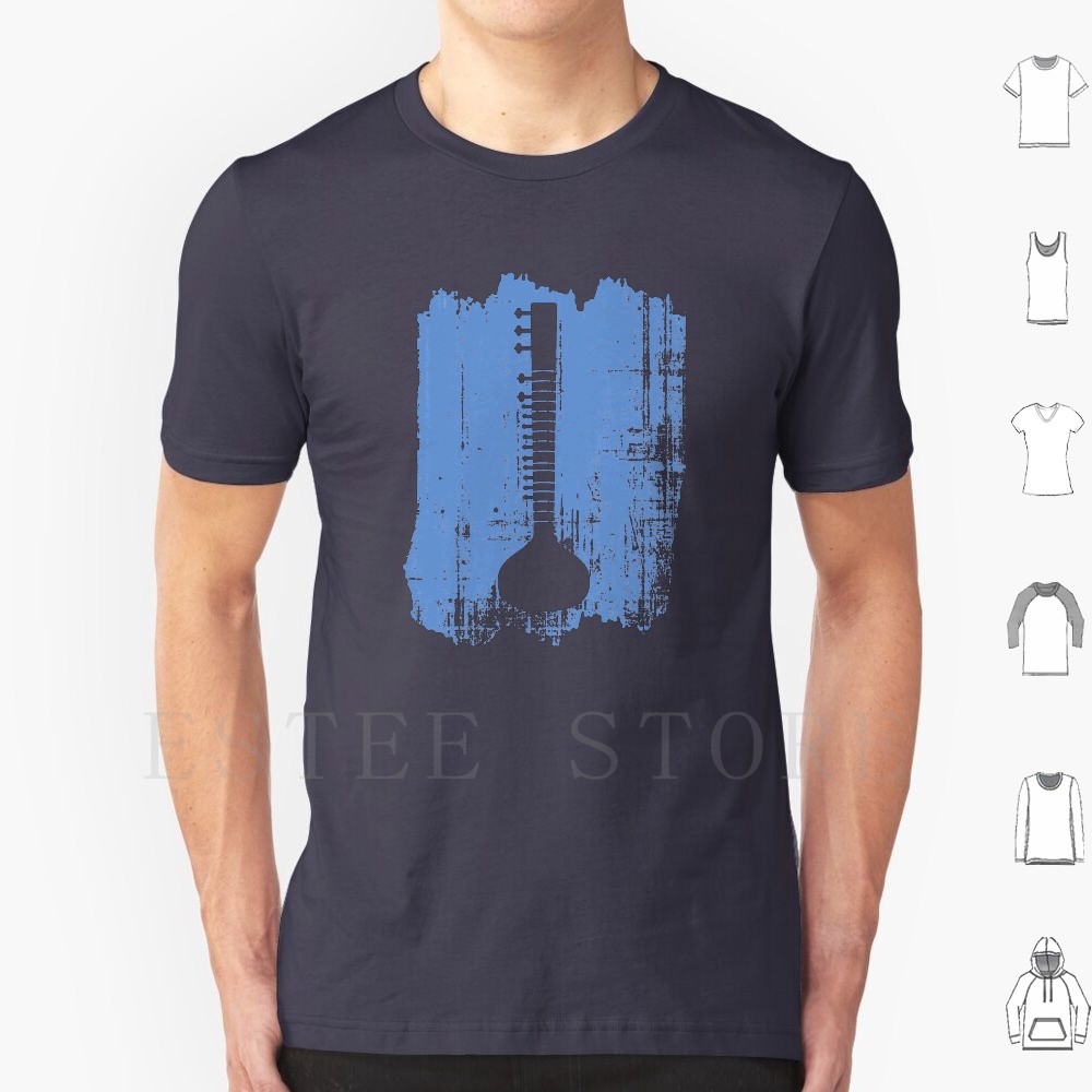 Indian Sitar T Shirt Print Cot - Musical Instrument Sitar のレビューと価格