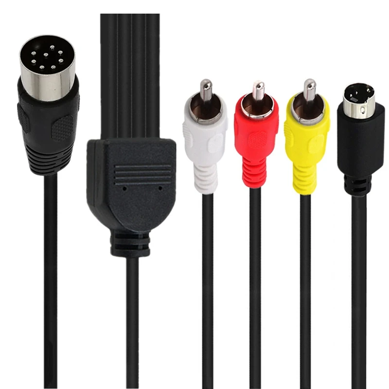 Din 8 Pin to S-video 4P Male 3 - Musical Instrument Videos のレビューと価格