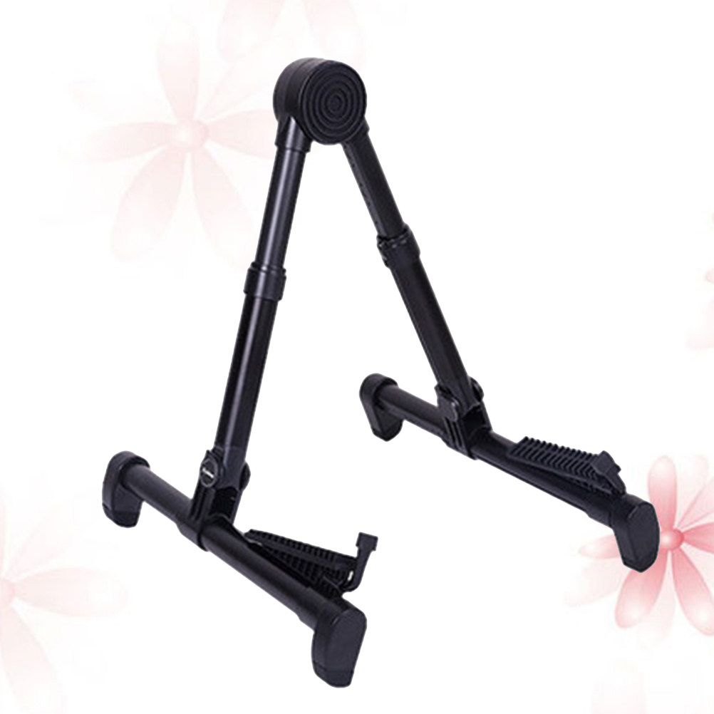 Black Foldable Guitar Stand Ho - Musical Instrument Bass のレビューと価格