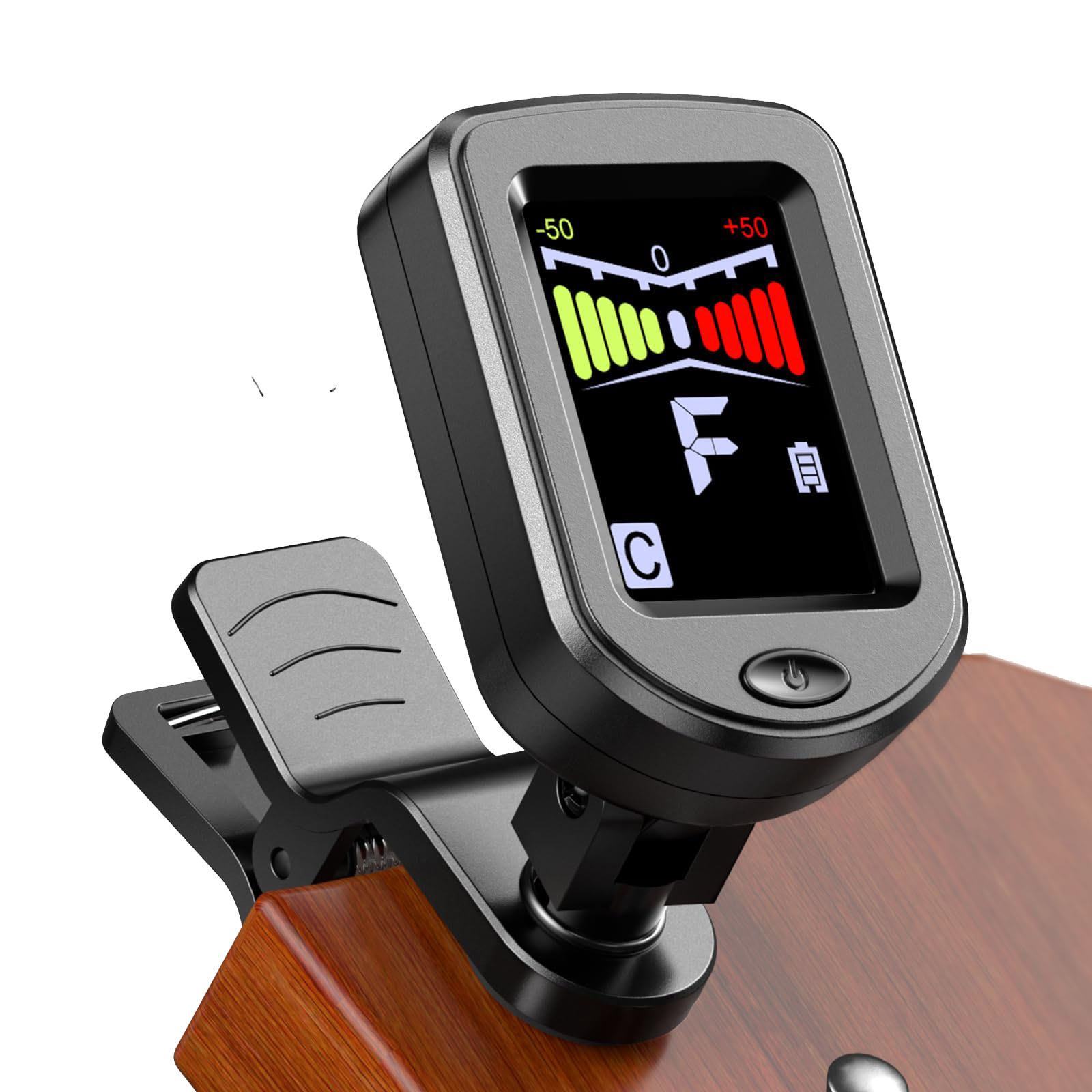 Clip-On Guitar Tuner with Regu - Musical Instrument Bass のレビューと価格