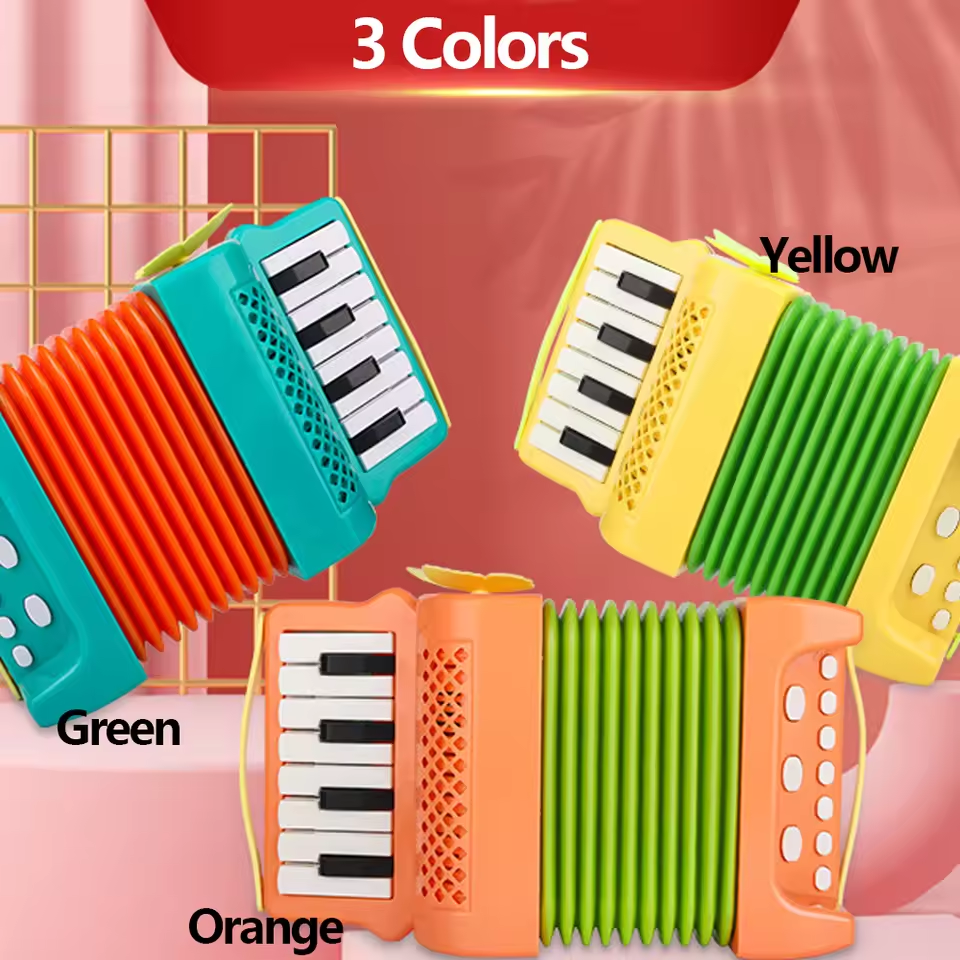 Kid Accordion Toy 10 Keys 8 Ba - Musical Instruments Game のレビューと価格